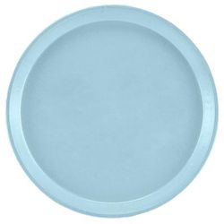 Cambro 1200177 12" Round Serving Camtray - Fiberglass, Sky Blue