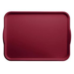 Cambro 1418H505 Rectangular Camtray Dietary Tray - 14" x 18", Fiberglass, Cherry Red