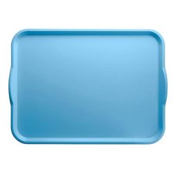 Cambro 1418H518 Rectangular Camtray Dietary Tray - 14" x 18", Fiberglass, Robin Egg Blue