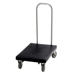 Cambro 2030UT110 600 lb Platform Truck - 32 1/8"L x 19 3/4"W, Chrome Handle, Black
