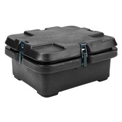 Cambro 240MPC110 Camcarrier Insulated Food Carrier - 6 3/10 qt w/ 1 Pan Capacity, Black, 6.3 Quart, Polyethylene