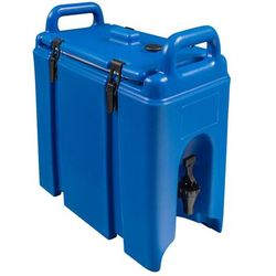Cambro 250LCD186 2 1/2 Camtainer Insulated Beverage Dispenser, Navy Blue