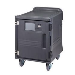 Cambro PCULC615 Pro Cart Ultra Cold Insulated Food Carrier w/ 8 Pan Capacity, Charcoal Gray, 110v
