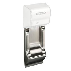 American Dryer ADA-WG Wall Guard for American Dryers - ADA Compliant, Stainless, Stainless Steel