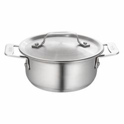 Bon Chef 60025 1 1/4 qt Cucina Pan w/ Lid, Stainless Steel