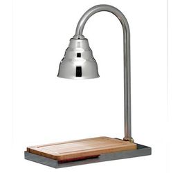 Bon Chef 9698CH Carving Station w/ Butch Block Cutting Board, Heat Lamp, 21" x 12" x 30", Silver, 120 V