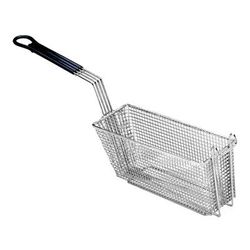 Pitco P6072147 Fryer Basket w/ Uncoated Handle & Front Hook, 13 1/4" x 4 1/2" x 5 3/4"