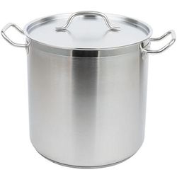 Vollrath 3504 18 qt Optio Stainless Steel Stock Pot w/ Cover - Induction Ready, With Cover