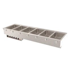 Vollrath 3647670 Drop-In Hot Food Well w/ 6 Full Size Pan Capacity, 240v/1ph, Stainless Steel