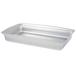 Vollrath 40006 Full Size Steam Table Pan - 11 1/2 x 19 x3 1/8" Brushed Stainless, Stainless Steel, Extended Lip