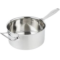Vollrath 47742 4 1/4 qt Intrigue Stainless Sauce Pan w/ Hollow Metal Handle - Induction Ready, Stainless Steel