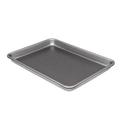 Vollrath 5220NS 1/4 Quarter Size Bun / Sheet Pan - 13" x 9 1/2" x 1", 16 gauge Aluminum, Gray
