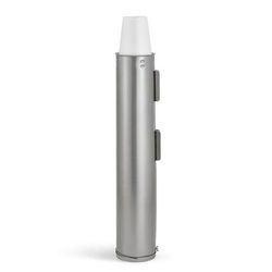 Vollrath SLC-1 Cup Dispenser, Surface Mount, All Cup Types, Silver