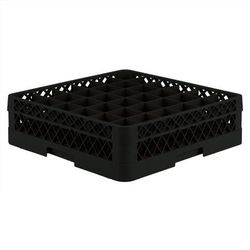 Vollrath TR7C 06 Rack-Master Glass Rack w/ 36 Compartments - 36 Extender, Black