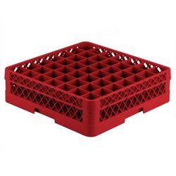 Vollrath TR9E Traex Rack-Master Rack-Master Glass Rack w/ (49) Compartments - (1) Extender, Red