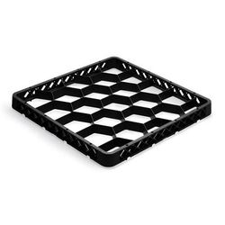 Vollrath TRG-06 Full Size Glass Rack Extender w/ 20 Compartments, Black