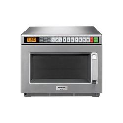 Panasonic NE-12523 1200w Commercial Microwave with Touch Pad, 120v, Compact, Stainless Steel