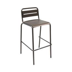 emu E164N (60) 41 1/2" Star Barstool w/ Ladder Back & Seat - Steel, Antique Green