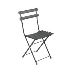 emu E314QS (22) Arc En Ciel Folding Side Chair - Steel Frame, Antique Iron, E-Coated Steel