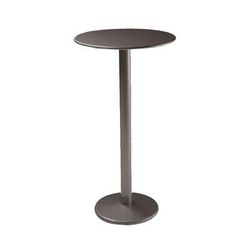 emu E900H (41) 24" Round Indoor/Outdoor Bistro Bar Table - 42"H, Steel, Antique Bronze, 24" Diameter