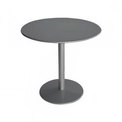 emu E902 (22) 32" Round Indoor/Outdoor Bistro Table - 30"H, Steel, Antique Iron, Iron Finish
