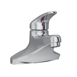 Elkay LK423L4 Deck Mount Lavatory Faucet w/ 4 3/4" Spout & 4" Wristblade Handles - 4" Centers, Chrome Plated