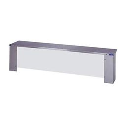 Duke 656-460-4S 58 3/8" Serving Shelf for 4 Pan Unit w/ Acrylic Protector Panels, Stainless Steel