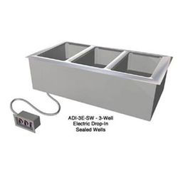 Duke ADI-1E-SW 18 1/4" Drop In Hot Food Table w/ (1) Well, 120v, Silver