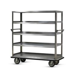 FWE UC-512-62 Queen Mary Cart - 5 Levels, 1600 lb. Capacity, Stainless, Flat Edges, 5 Shelves, 1, 600-lb. Capacity, Stainless Steel