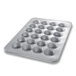 Chicago Metallic 45645 Muffin Pan, Makes (24) 3 1/4" Muffins, AMERICOAT Glazed 26 ga Aluminized Steel