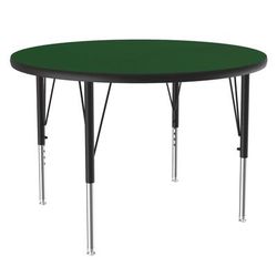 Correll A36-RND-39-09-09 36" Round Table w/ 1 1/4" High Pressure Top, Green