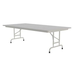 Correll CFA3672M-15 72" Rectangular Folding Table w/ Gray Granite Melamine Top, 32"H