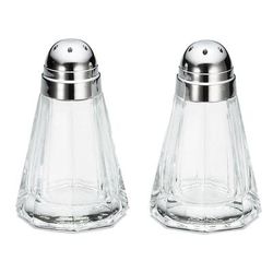 Tablecraft 80S&P-2 1/2 oz Salt/Pepper Shaker - Glass, 3"H, Clear