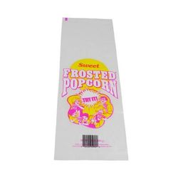 Gold Medal 2530 16" Disposable Sweet Frosted Poly Bags, 1,000/Case, White, Pack of 1000