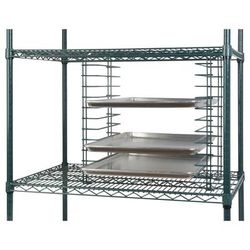Focus FWTS12CH Wire Tray Slide w/ Mounting Hardware, Chrome, Holds 12 Trays, Chromate Finish
