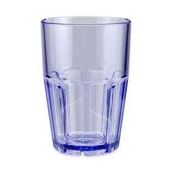 GET 9914-1-BL Bahama 14 oz Blue Plastic Double Rocks Tumbler