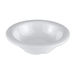 GET B-454-DW Diamond White 4 1/2 oz Round Melamine Dinner Bowl, White