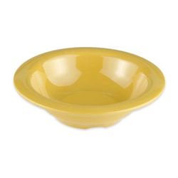 GET B-454-TY 4 1/2 oz Round Melamine Dinner Bowl, Yellow, 4 Dozen