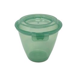 GET EC-20-JA 6 3/4 oz Side Dish/Sauce Cup w/ Lid - Polypropylene, Jade, Green, 2 Dozen