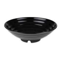 GET ML-79-BK 9 1/4" Round Pasta Bowl w/ 1 1/2 qt Capacity, Melamine, Black