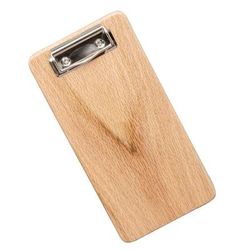 Risch COUNTRYBOARD-CHECK4.5X9OAK Country Clipboard Check Presenter - 4 1/2" x 9", Oak Wood, Brown