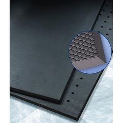 Cactus Mat 2200-35H VIP Black Cloud Mat w/ Drain Holes - 3' x 5', Rubber, Black, Drainage Holes, 3/4" Thick