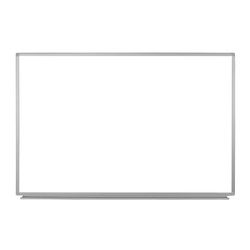 Luxor WB6040W 60" x 40" Wall-Mounted Whiteboard w/ Aluminum Frame