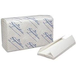 Georgia-Pacific 23000 Signature Pacific Blue Select 2-ply C-Fold Paper Towels - 120 Sheets/Pack, White