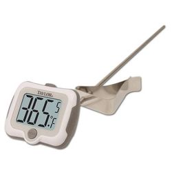 Taylor 9839-15 Digital Candy & Deep Fry Thermometer w/ Adjustable Head, Adjustable Pan Clip, Stainless Steel
