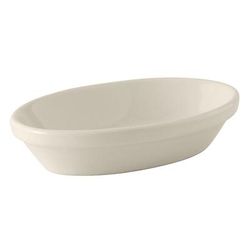 Tuxton BEK-0803 8 oz. Oval, Ceramic Baking Dish, White, 1 Dozen