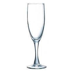 Arcoroc 71086 5 3/4 oz Excalibur Champagne Flute Glass, Clear