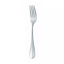 Chef & Sommelier T4901 8 1/8" Dinner Fork with 18/10 Stainless Grade, Renzo Pattern, Stainless Steel