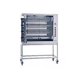 Rotisol USA FF1175-4G-SS LP Gas 4 Spit Commercial Rotisserie w/ 20 Bird Capacity, Liquid Propane, 4 Stainless Steel Spits, Gas Type: LP, 208/230 V