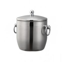 Service Ideas IB13BS 1 3/8 qt Ice Bucket - Stainless Steel